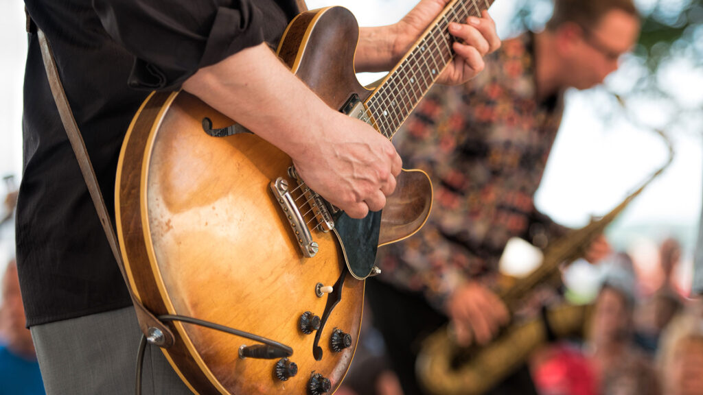 Music Festival Band Playing