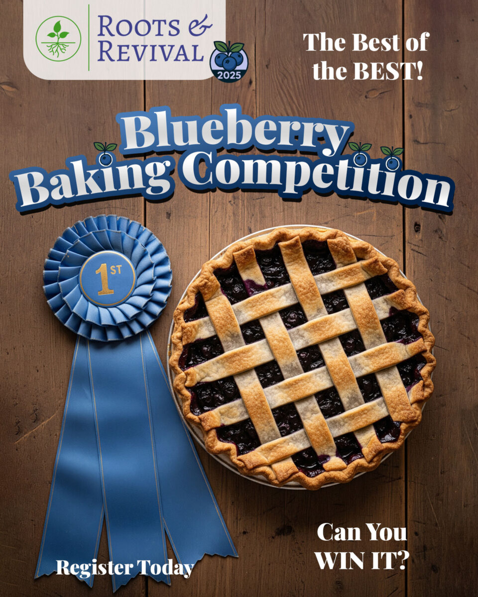 Blueberry Baking Competition at Roots & Revival 