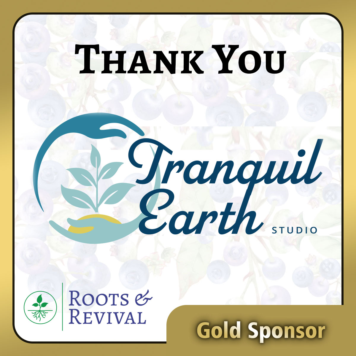 Tranquil Earth Studio West Elgin Gold Sponsor