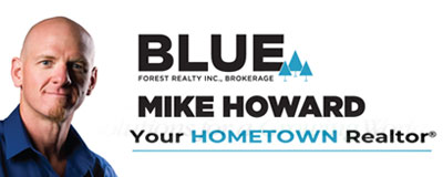 Blue Realty Mike Howard Logo