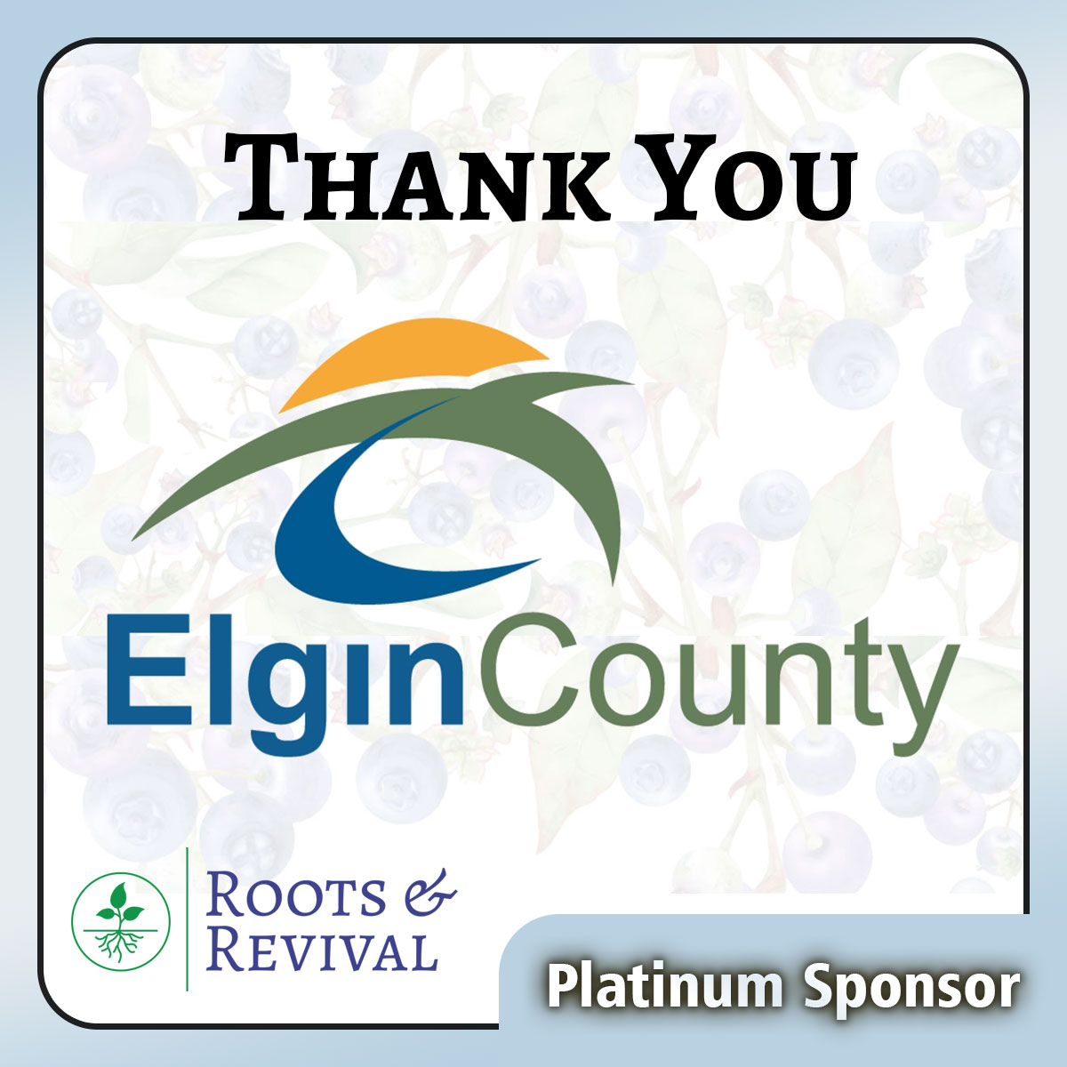 Elgin County Platinum Sponsor