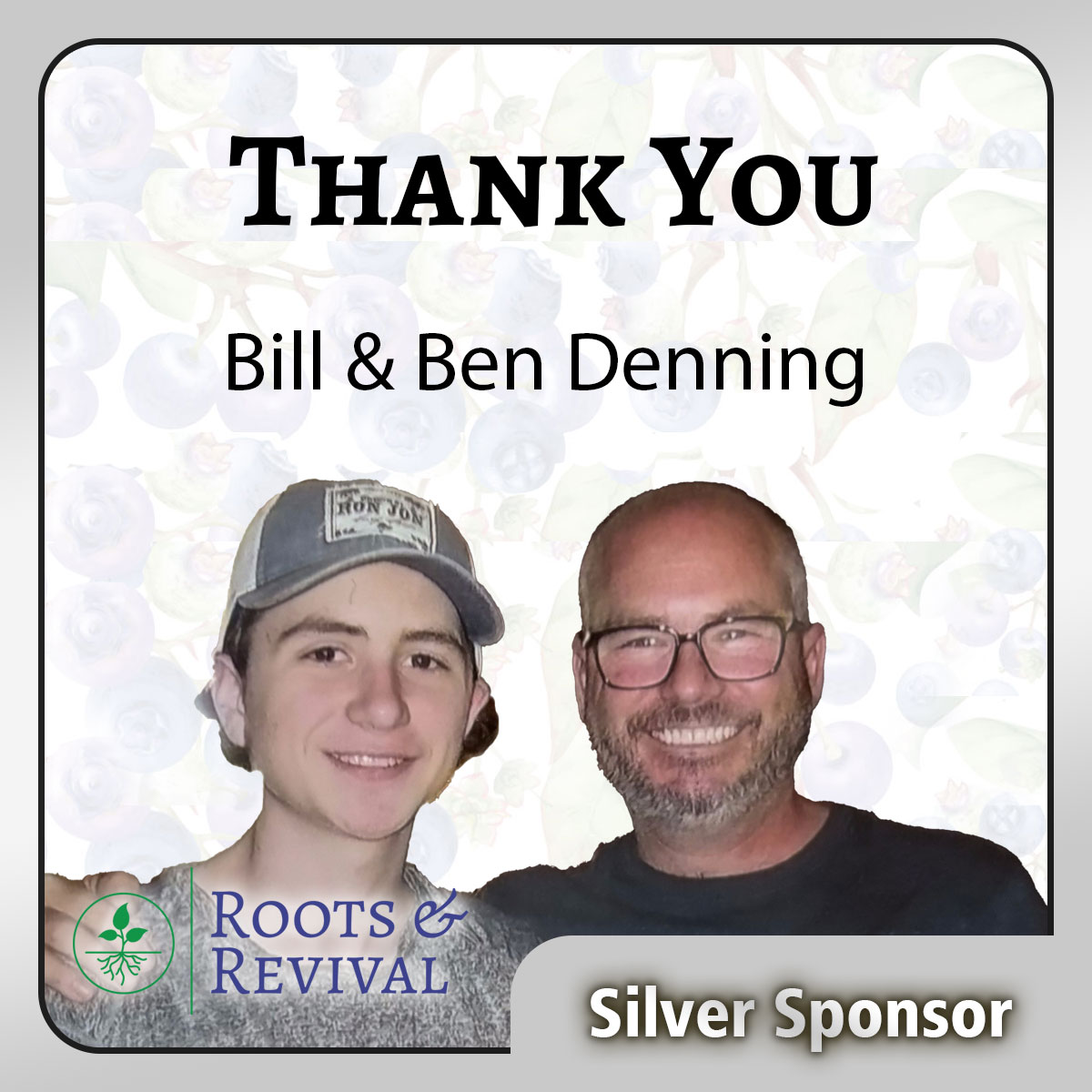 Bill & Ben Dinning Silver Sponsor