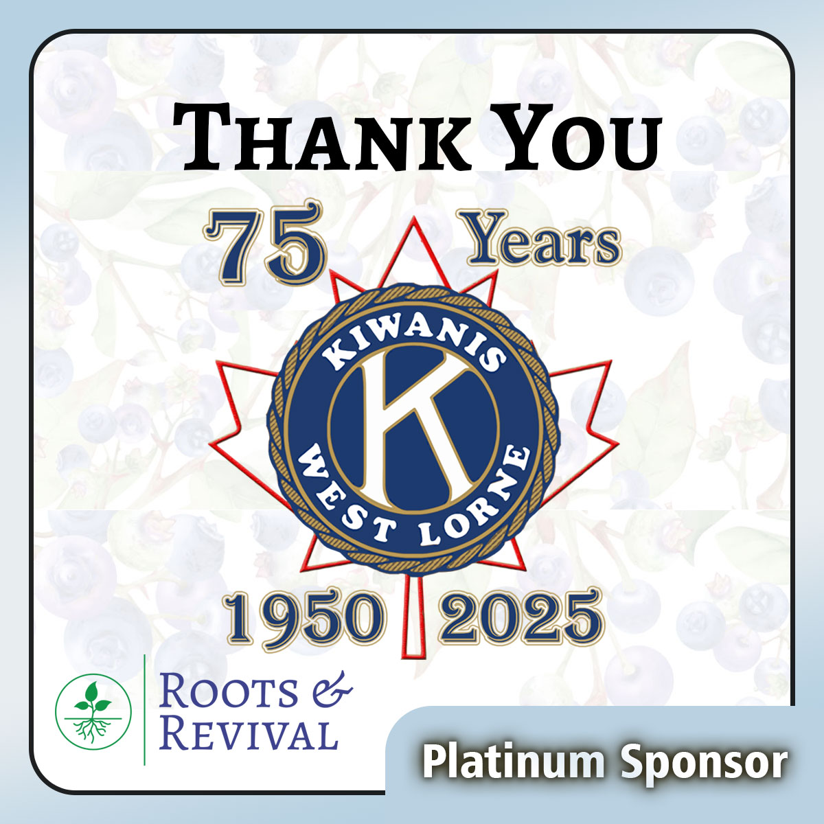 Kiwanis of West Lorne Sponsor